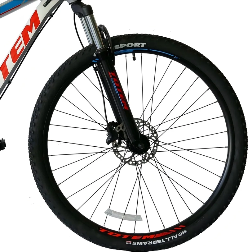 BICICLETA MTB TOTEM MODELO W790 ARO 29 TALLA 17 GRIS COLOR PLATEADO TAMAÑO DEL CUADRO 17 - 2