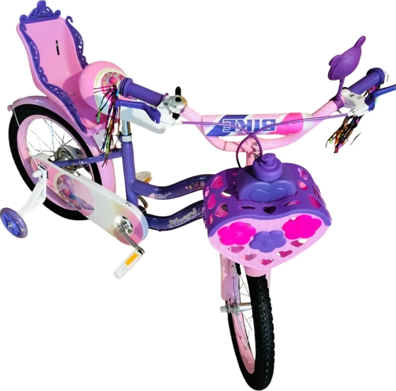 BICICLETA ARO 16 MORADA DE NIÑA VIOLETA S - 2