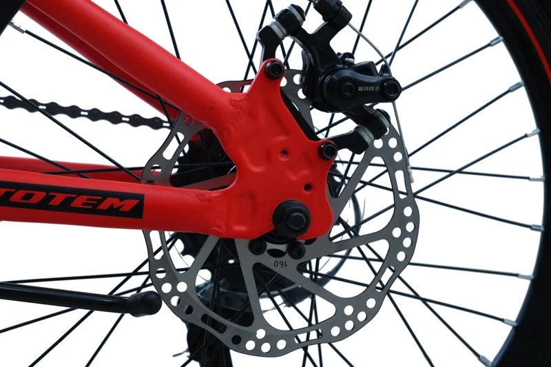 BICICLETA TOTEM MTB ARO 24 MODELO ATLANTIS ROJO 21 CAMBIOS 12 ' - 2