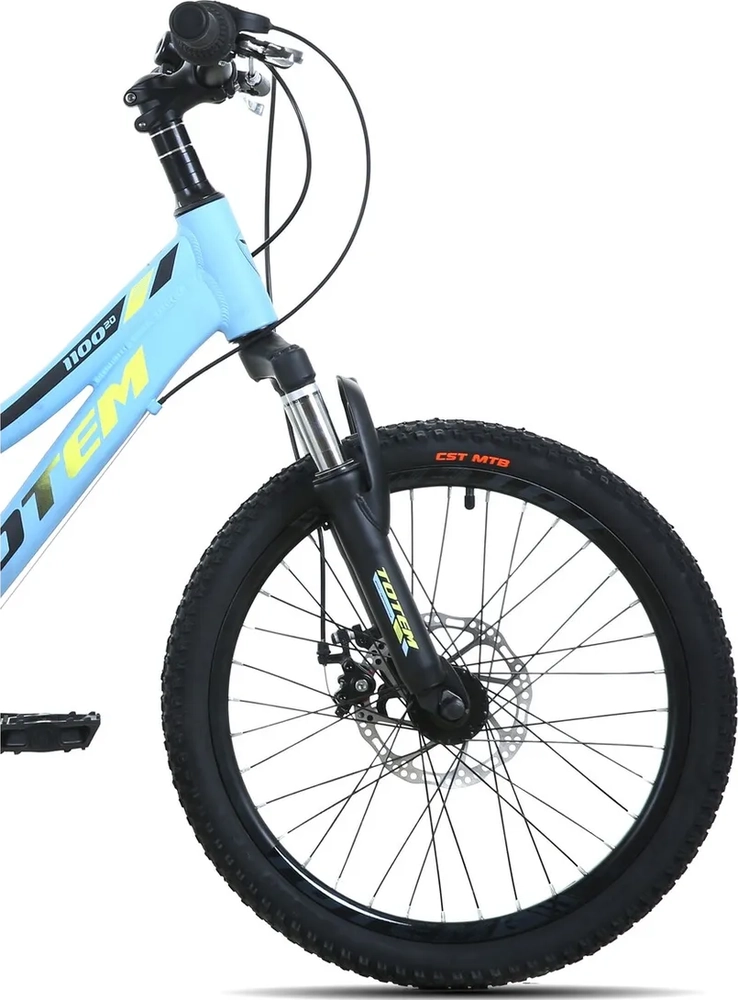 BICICLETA TOTEM MTB ARO 20 MODELO 1100 CELESTE XS - 1