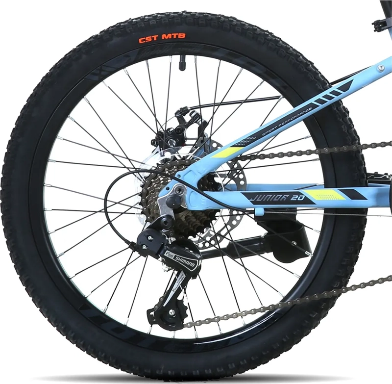 BICICLETA TOTEM MTB ARO 20 MODELO 1100 CELESTE XS - 2