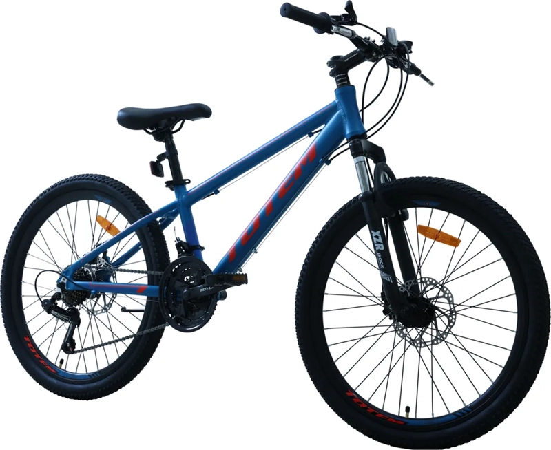 BICICLETA TOTEM MTB ARO 24 MODELO ATLANTIS AZUL 21 CAMBIOS - 4