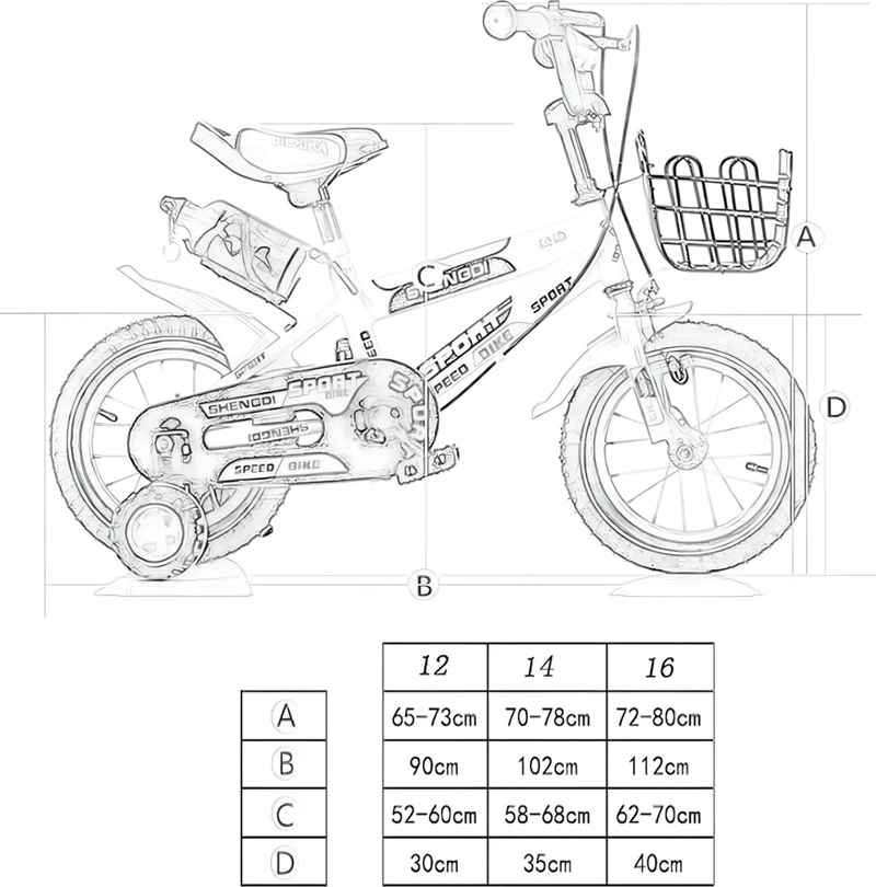 BICICLETA INFANTIL LUMAX ARO 12 COLORES A ELECCION COLOR AZUL TAMAÑO DEL CUADRO XS - 3
