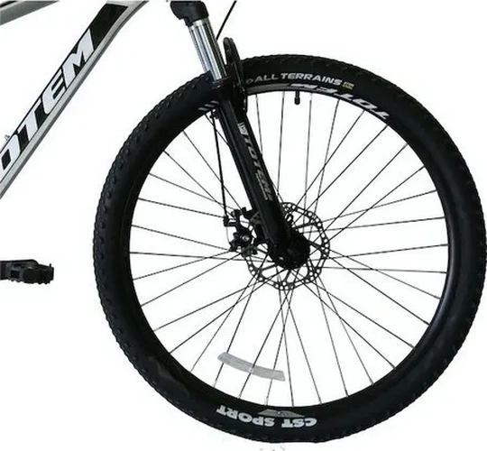 BICICLETA MTB TOTEM MODELO W760 ARO 29 TALLA 17/19 GRIS - 1