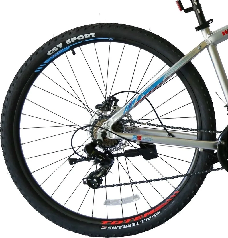 BICICLETA MOUNTAIN BIKE TOTEM W790 R27.5 TAMAÑO DEL CUADRO 17' COLOR PLATEADO - 1