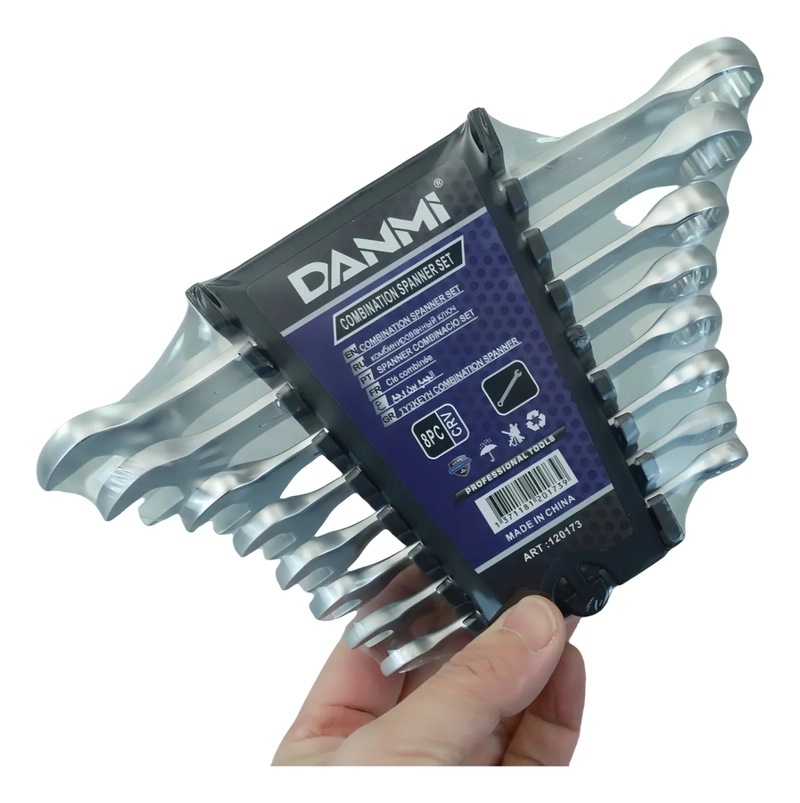 JUEGO DE LLAVES DOBLE PUNTA 8 19MM 8 PIEZAS DANMI - 2
