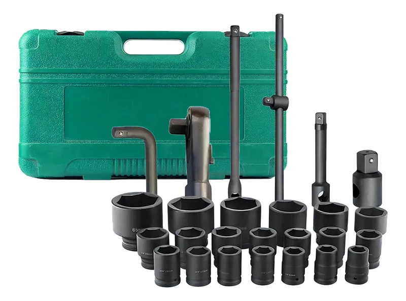 SET DADOS DE IMPACTO 1'' Y 3/4 PROFESIONAL 26 PIEZAS - 2