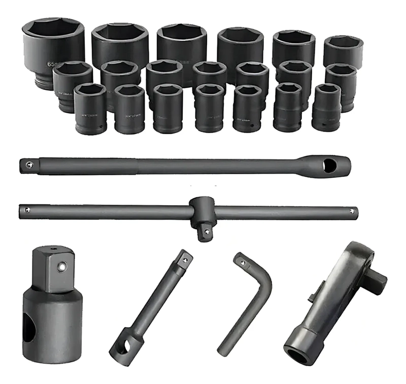 SET DADOS DE IMPACTO 1'' Y 3/4 PROFESIONAL 26 PIEZAS - 3
