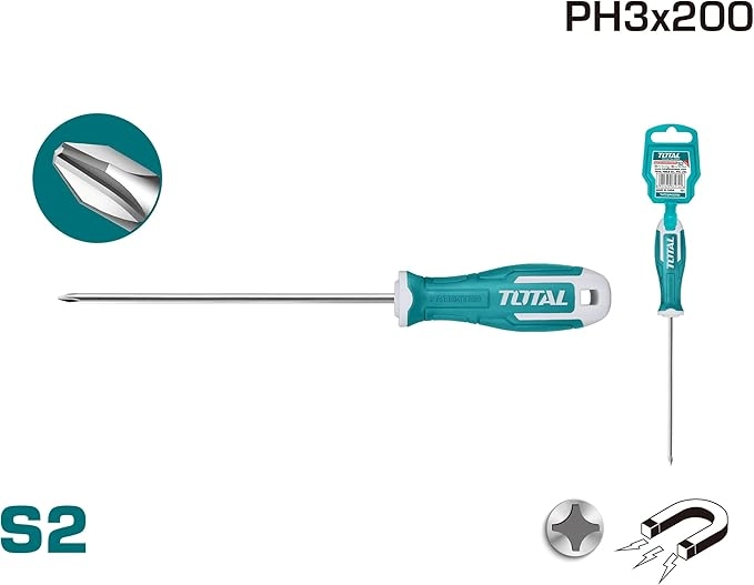 DESTORNILLADOR CRUZ S2 PH3 200MM TOTAL THT26PH3200 - 3