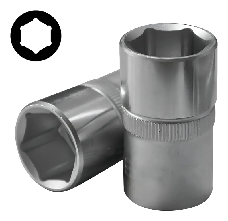 JUEGO DE DADOS HEXAGONALES 1/2`` 10-32MM (4223), FORCE - 1