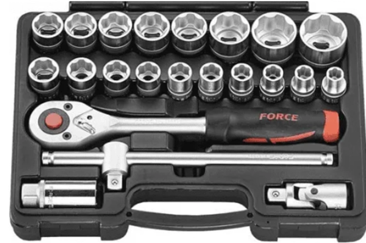 JUEGO DE DADOS HEXAGONALES 1/2`` 10-32MM (4223), FORCE - 2