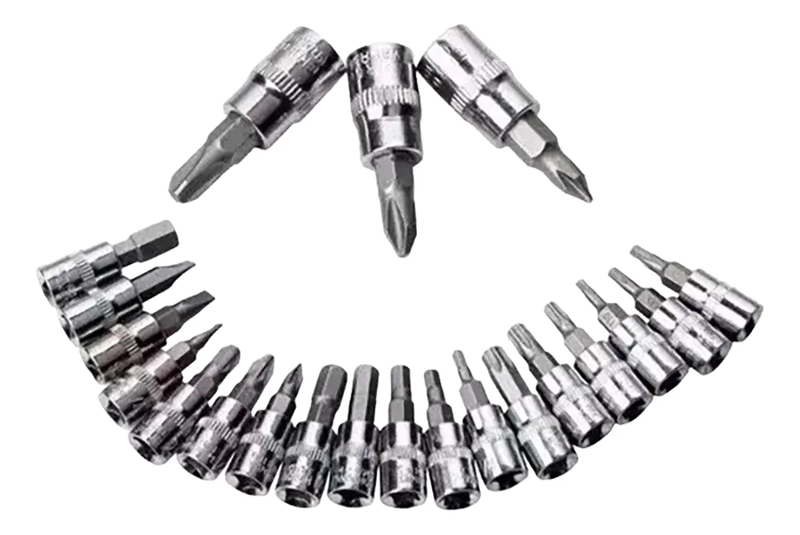JUEGO DE HERRAMIENTAS MECANICAS DADOS LLAVES ACERO 46 PCS TERRACOTA - 2