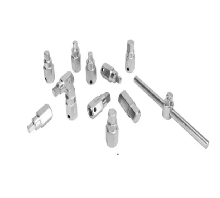 SET DADOS ALLEN Y DADOS CUADRADOS TAPON CARTER CROMO VANADIO - 2