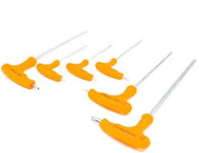 JUEGO DE LLAVE ALLEN T - TORX INGCO 8 PZS. HHKT80838 COLOR AMARILLO - 2