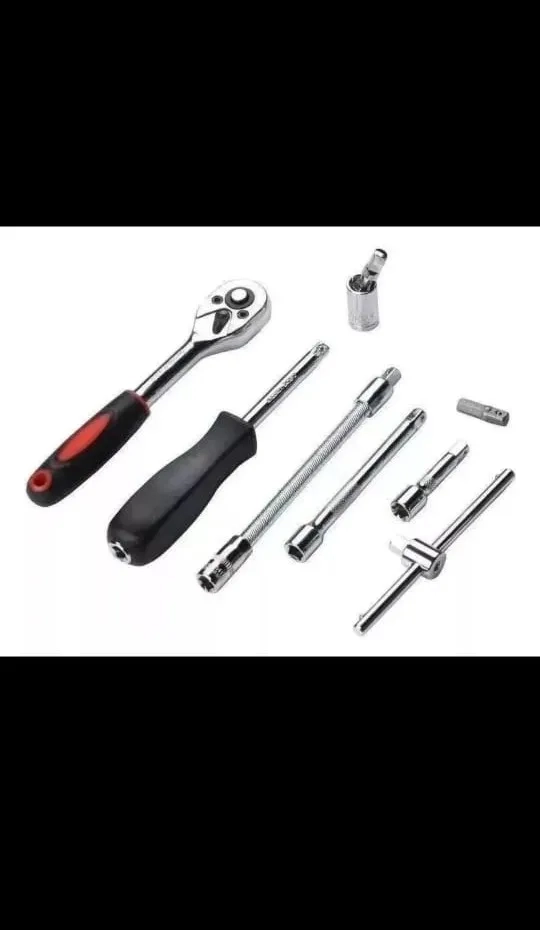 SET LLAVE PUNTA CORONA Y JUEGO DADOS HERRAMIENTAS MECANICAS - 2