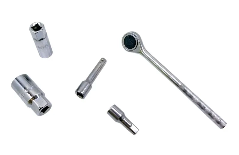 KIT SET JUEGO DADOS CHICHARRA 3/8 7 PIEZAS TMK19798 - 1
