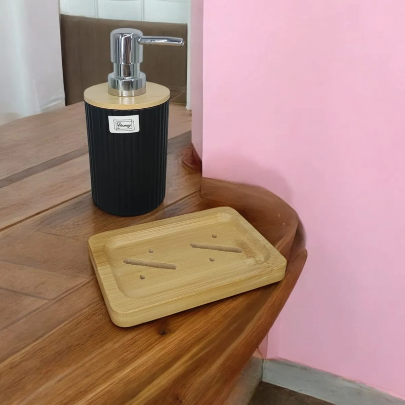 SET DISPENSADOR Y JABONERA DE BAÑO - 1