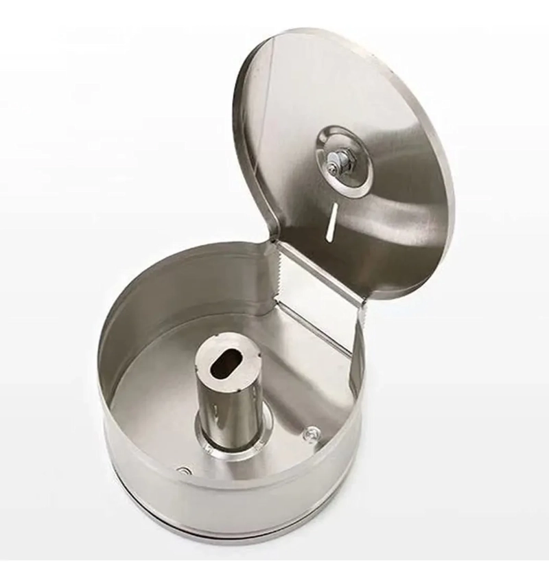 DISPENSADOR JUMBO ROLL ACERO CON LLAVE - 4