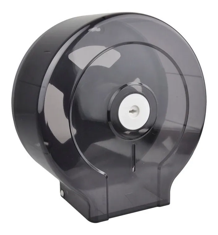 DISPENSADOR PAPEL JUMBO ROLL GRIS TRANSPARENTE - 1
