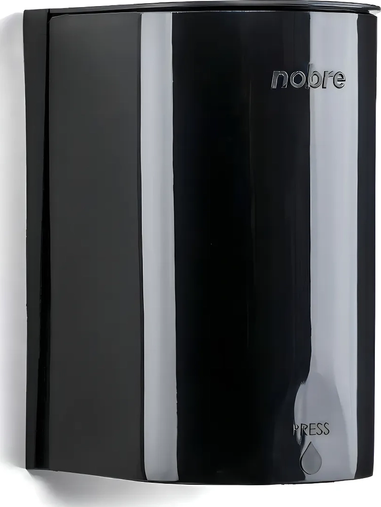 MINI DISPENSADOR DE JABON NOBLE, DISPENSADOR DE JABON EN GEL CON ALCOHOL C RESEV, COLOR NEGRO - 1