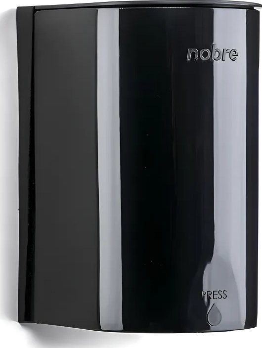 MINI DISPENSADOR DE JABON NOBLE, DISPENSADOR DE JABON EN GEL CON ALCOHOL C RESEV, COLOR NEGRO - 4