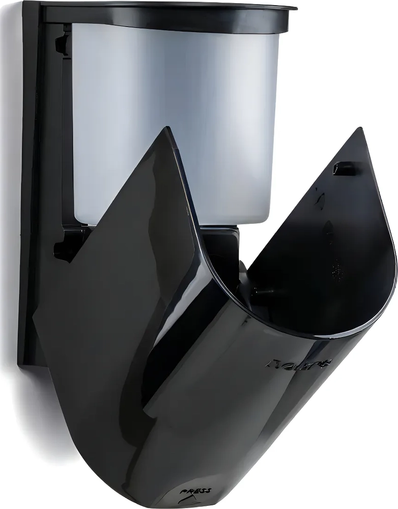 MINI DISPENSADOR DE JABON NOBLE, DISPENSADOR DE JABON EN GEL CON ALCOHOL C RESEV, COLOR NEGRO - 7