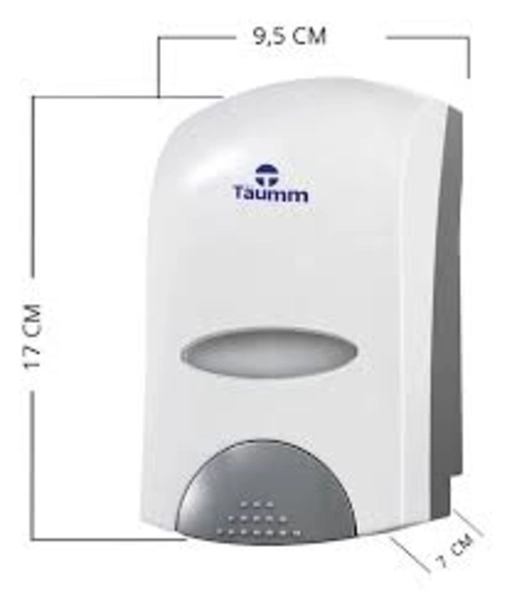 DISPENSADOR JABON LIQUIDO AL MURO 500 ML PLASTICO COLOR BLANCO SPRAY - 1