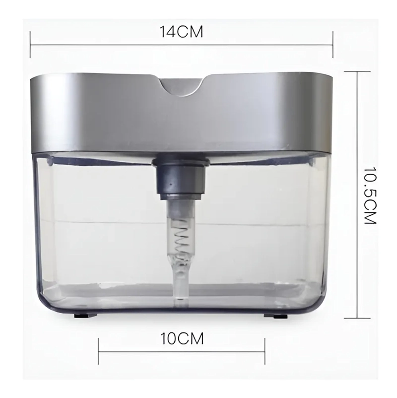 DISPENSADOR AHORRADOR LAVA LOZAS Y JABON LIQUIDO DE COCINA COLOR S/C - 1