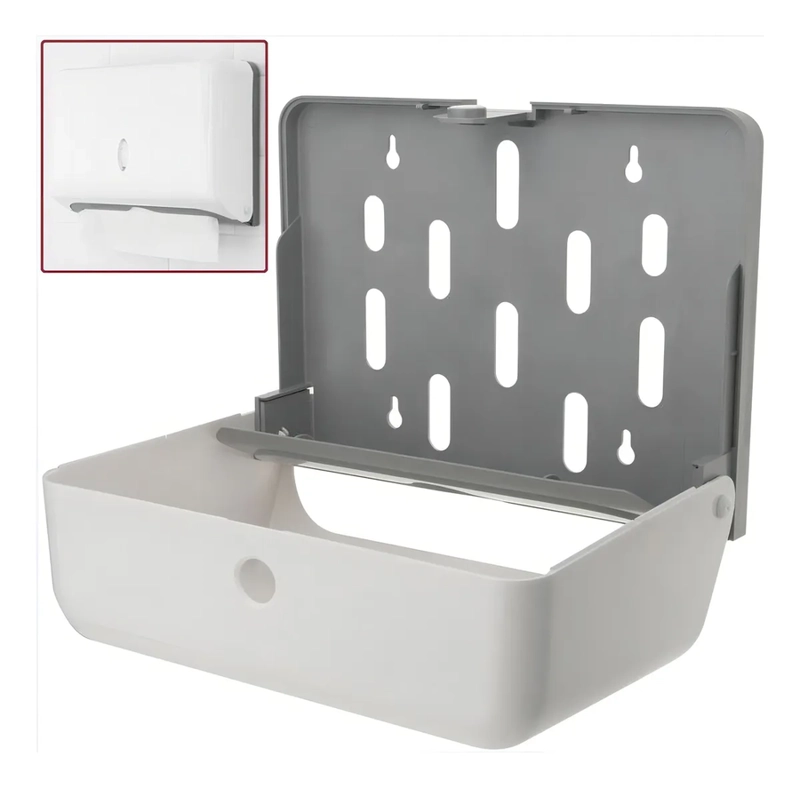DISPENSADOR HOJA INTERFOLIADA LISO CORTO COLOR BLANCO - 1