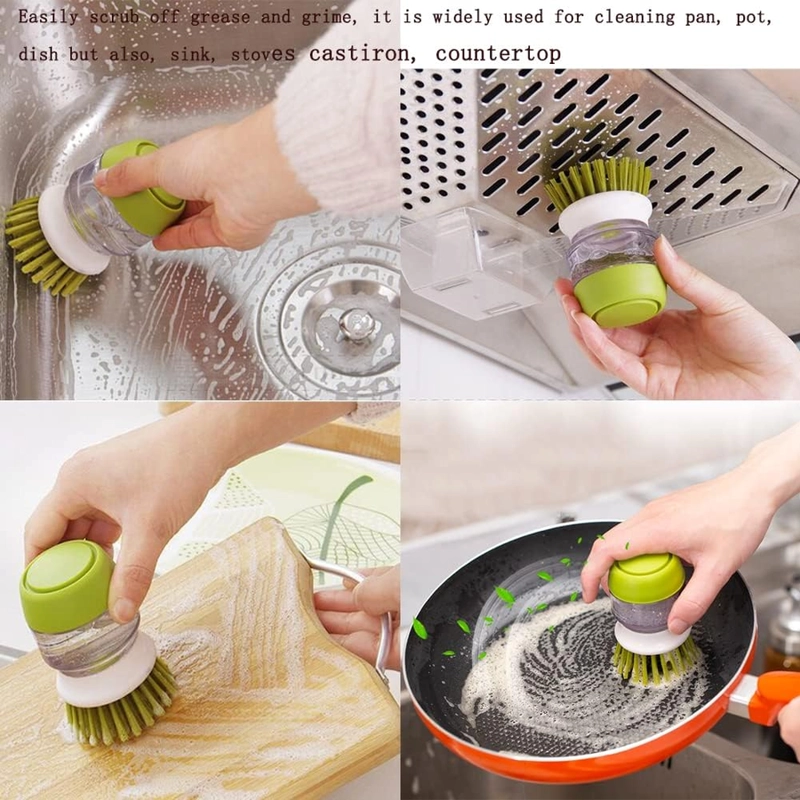 DISPENSADOR LAVALOZA CON CEPILLO GRIS - 3