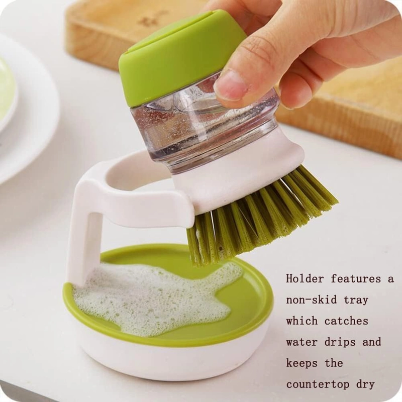 DISPENSADOR LAVALOZA CON CEPILLO GRIS - 4