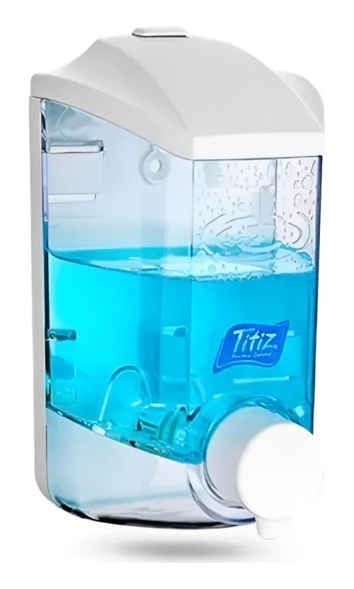 DISPENSADOR ALCOHOL GEL - JABON LIQUIDO 1000ML(1LITRO) TITIZ - 1