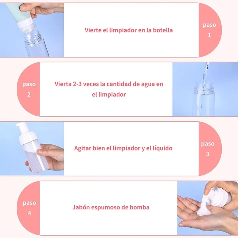 ENVASE BOMBA ESPUMA 50 ML PACK 20 UNIDADES BLANCO - 4
