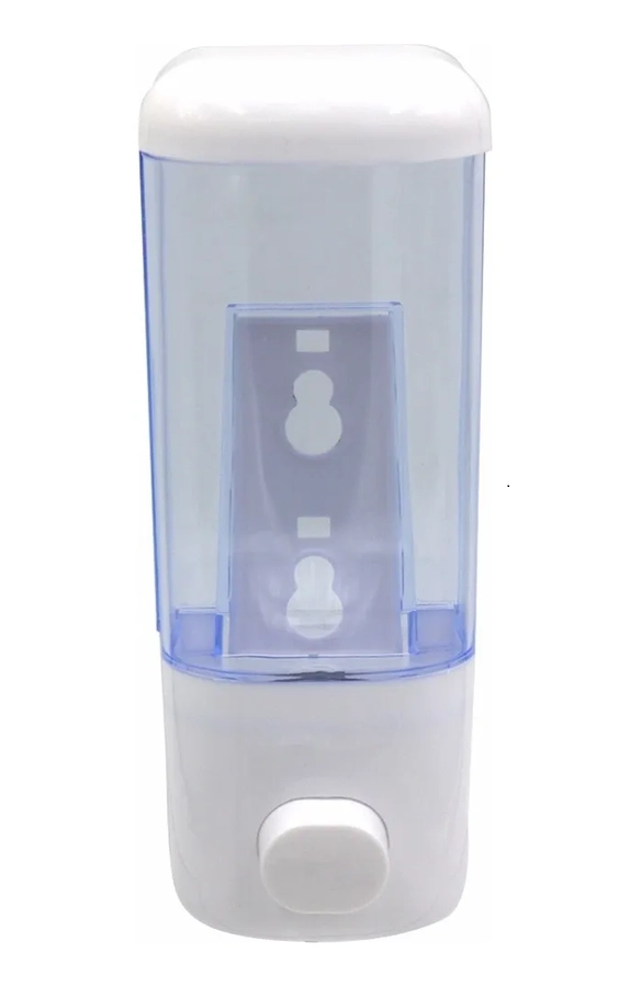 PACK 6 DISPENSADOR GEL LIQUIDO JABON DESINFECTANTE SHAMPOO TRANSPARENTE - 2