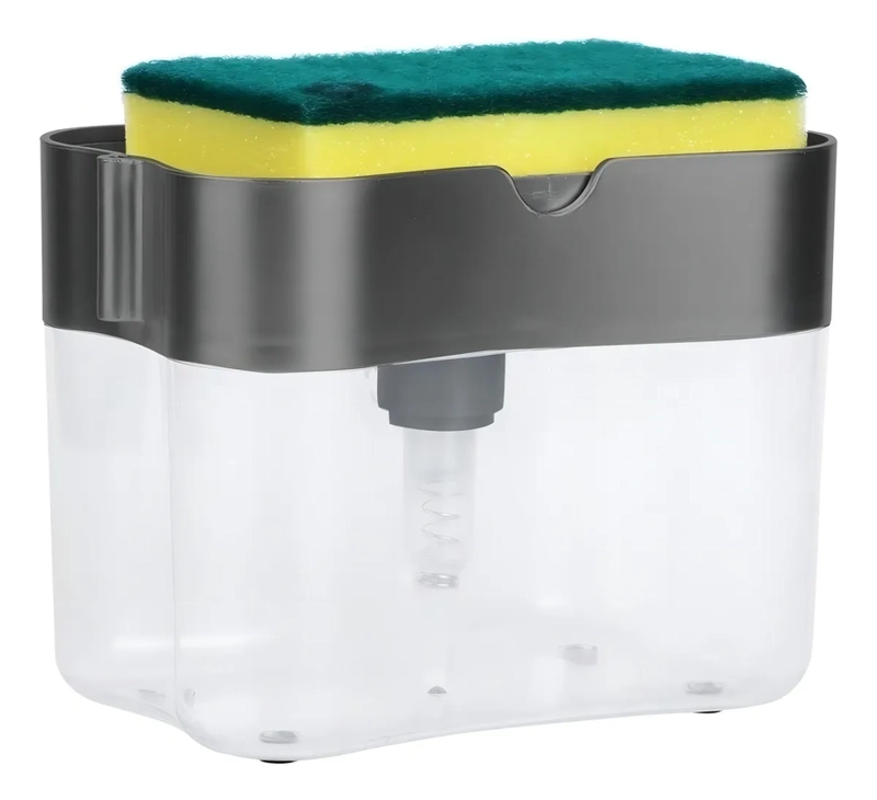 DISPENSADOR JABON AUTOMATICO BOMBA DETERGENTE LAVALOZA COLOR BLANCO - 1