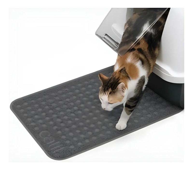 CAT IT ALFOMBRA PARA BAÑO SANITARIO PEQUEÑA 40X60CM COLOR GRIS - 1