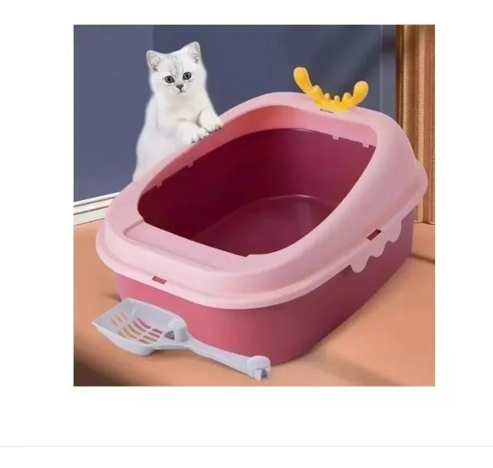 ARENERO PARA GATOS XL GRANDE SEMI CERRADO + PALA - 3