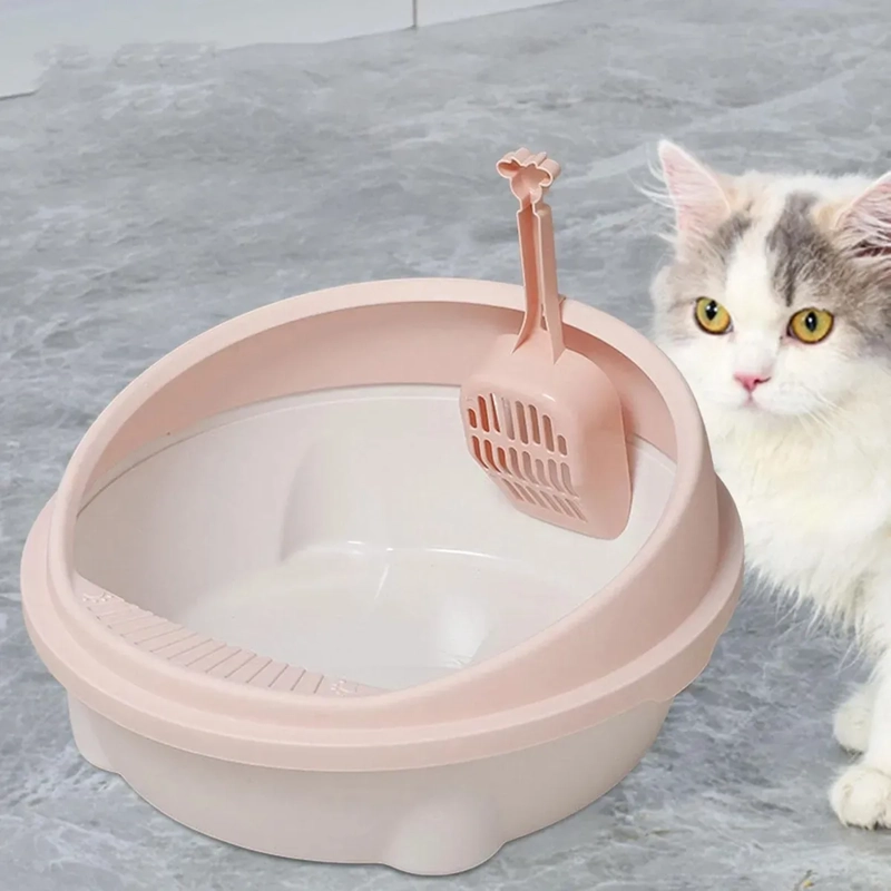 BANDEJA SANITARIA XXL BAÑO DE MASCOTAS ARENERO DE GATOS BLANCO - 1