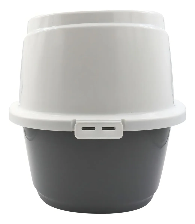 PAWISE BAÑO GATO + CARBON ACTIVO ARENERO PARA GATOS CERRADO COLOR BLANCO - 1
