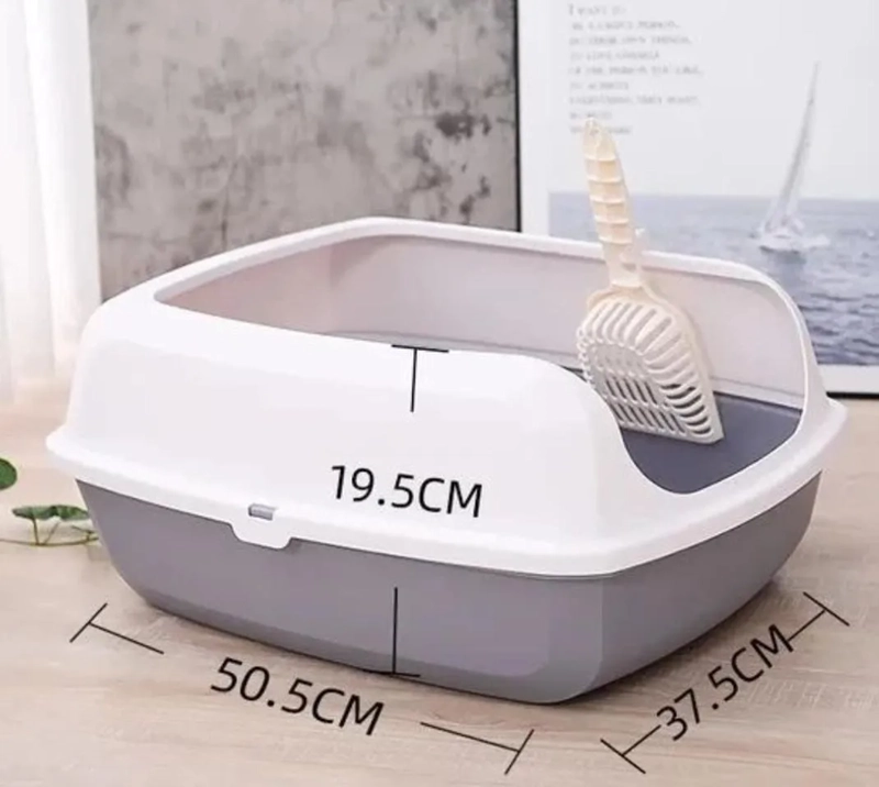 ARENERO DE GATOS BANDEJA SANITARIA XXL GRANDE BAÑO MASCOTAS - 1