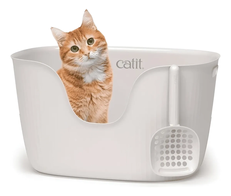 CATIT LOO ARENERO PARA GATOS ECOLOGICO CON PALA GRIS - 3