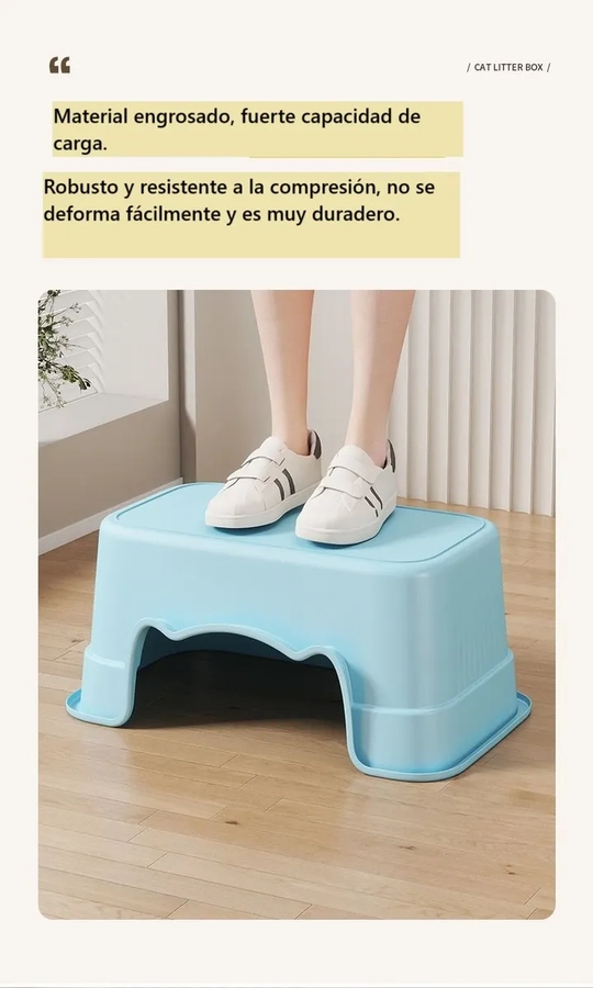 ARENERO GRANDE SEMIABIETA BANDEJA SANITARIA DE GATO CON PALA GRIS - 5