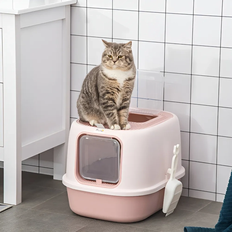 ARENERO CERRADO XL PARA GATOS CON PALA GENE RICA - 2