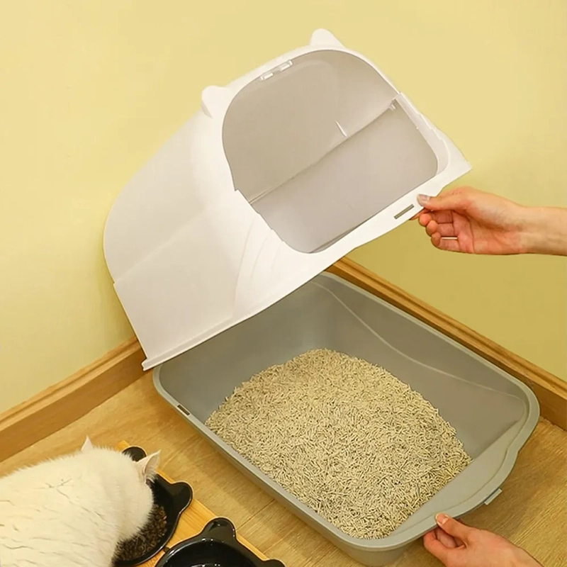 ARENERO DE GATOS BANDEJA SANITARIA XL BAÑO DE MASCOTA LINDO - 5