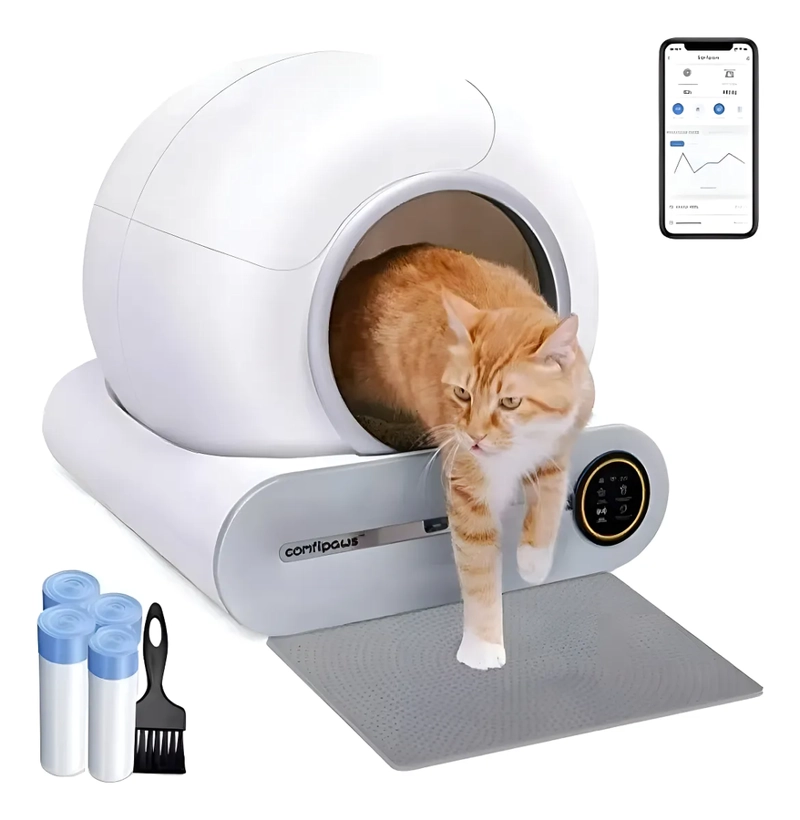 ARENERO AUTOMATICO PARA GATOS CON CONEXION WIFI - 1
