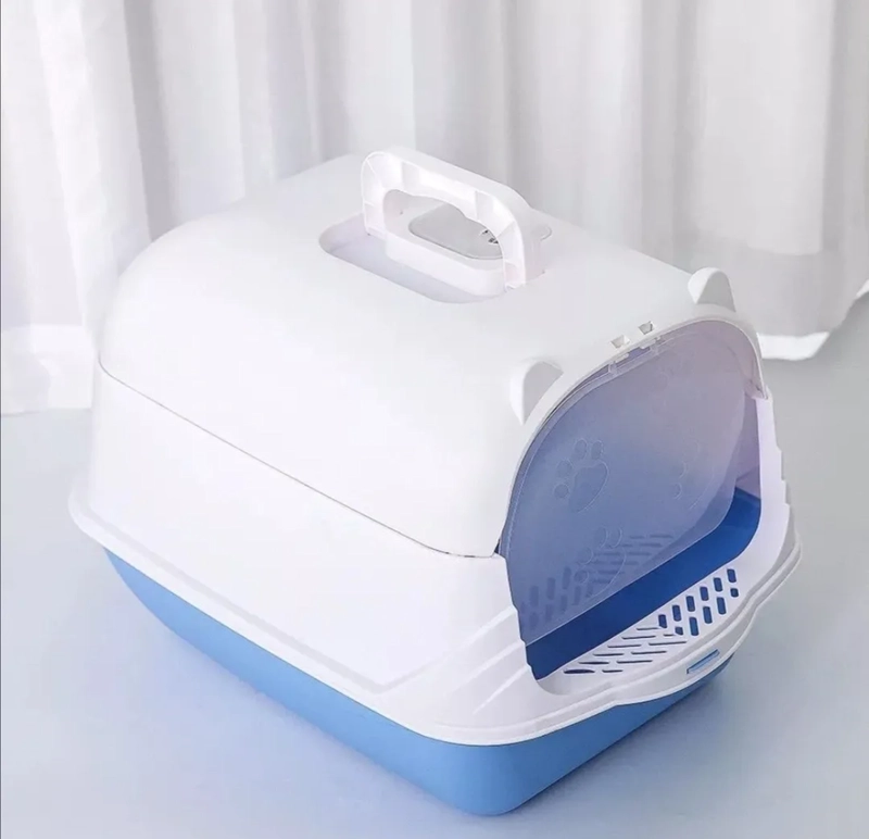ARENERO CERRADO GRANDE PARA GATOS - BAÑO SANITARIO XL- PALA - 1