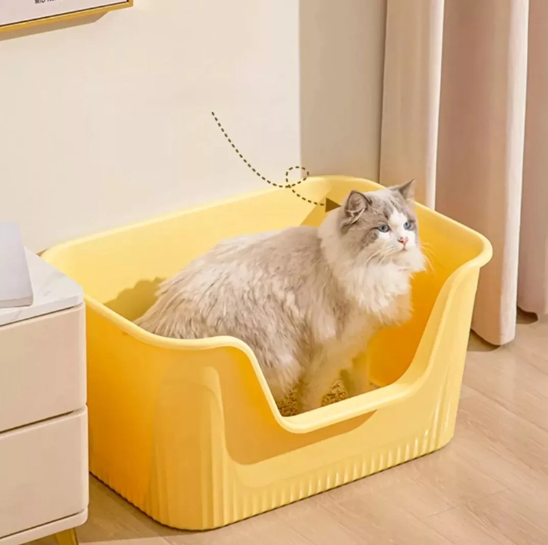 CAJA DE ARENA GIGANTE PARA GATOS - SANITARIO XXL - 2