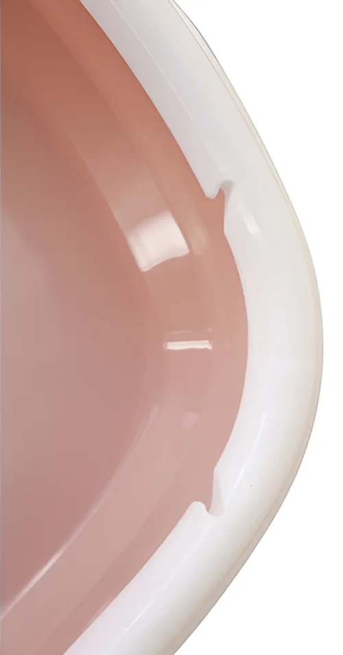 ARENERO PARA GATOS CON PALA RECOGEDORA PEQUEÑA 40X33X12 CM ROSA - 4