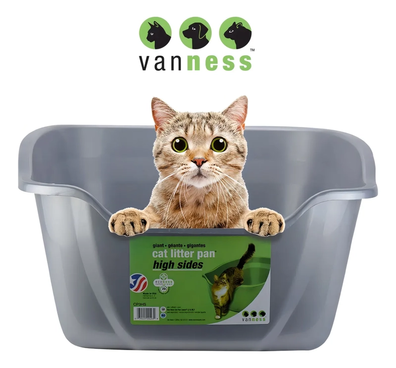 ARENERO P/GATO C/PAREDES ALTAS GIGANTE. COLOR - 2