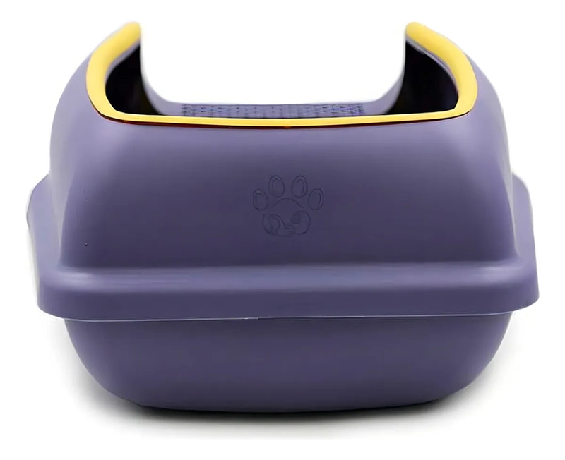 ARENERO ABIERTO BAÑO SANITARIO GATOS GRANDE CON PALA MORADO - 4